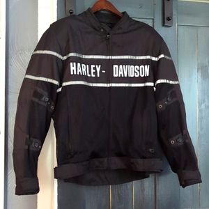 HARLEY DAVIDSON motorcycle jacket sz L